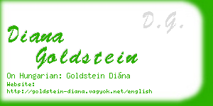 diana goldstein business card