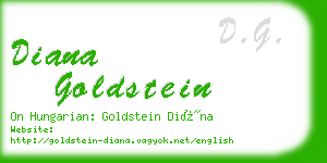 diana goldstein business card